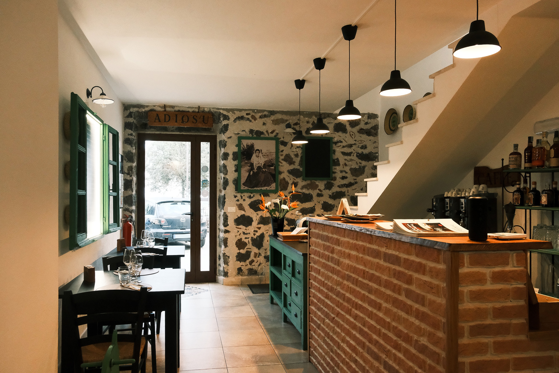 Entrance of Restaurant BELOHORIZONTE - OROSEI SARDINIA