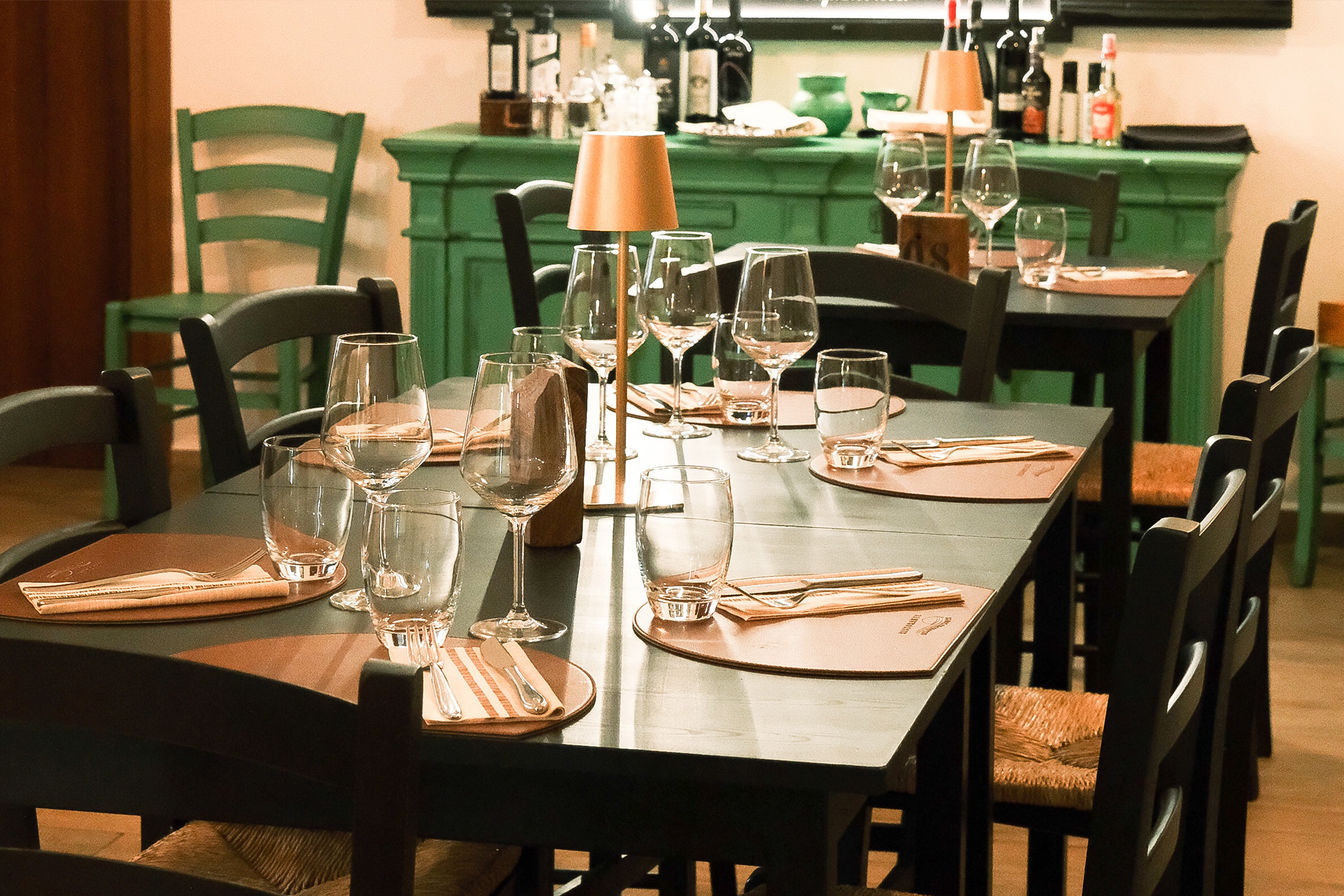 Set Table at Restaurant BELOHORIZONTE - OROSEI SARDINIA